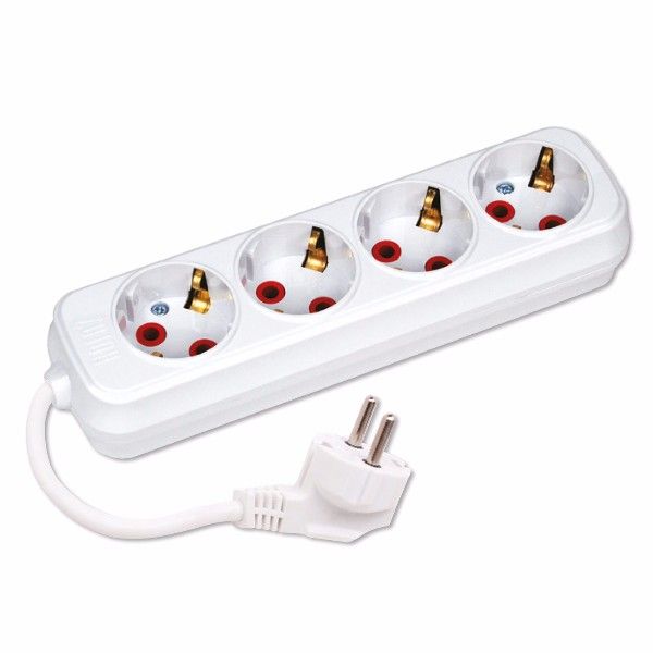 Подовжувач 4 гнізда 2м. Horoz з заземленням