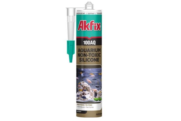 Силікон акваріумний чорний 100AQ Akfix 280 мл