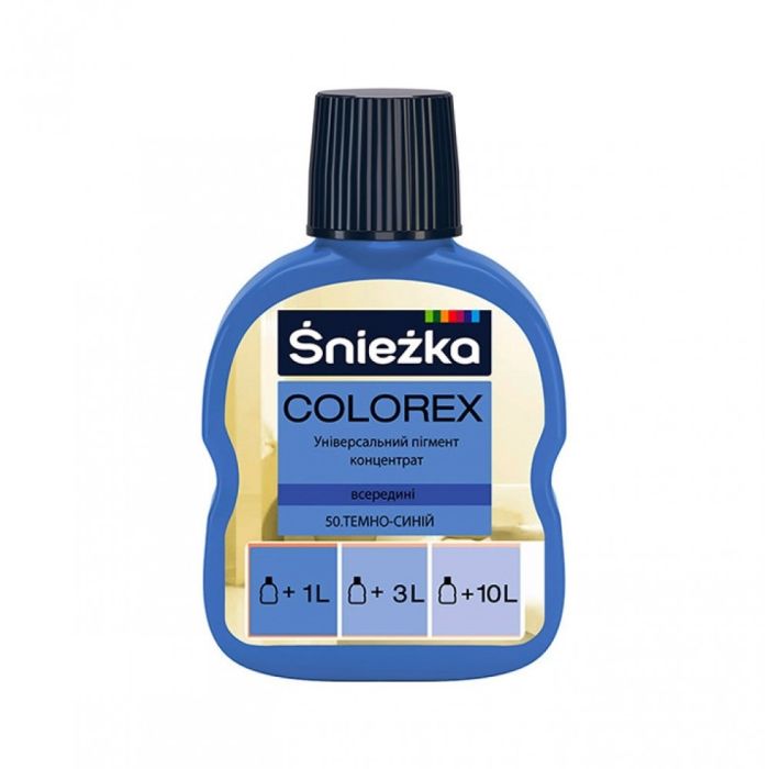 Універсальний пігментний концентрат Sniezka Colorex №50 темно-синій 0,10 л.