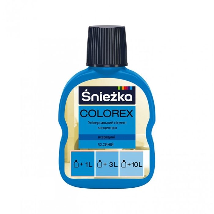 Універсальний пігментний концентрат Sniezka Colorex №52 синій 0,10 л.