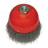 Щітка чашкова 125 мм, для КШМ, М14 (кручення дріт) INTERTOOL BT-1125