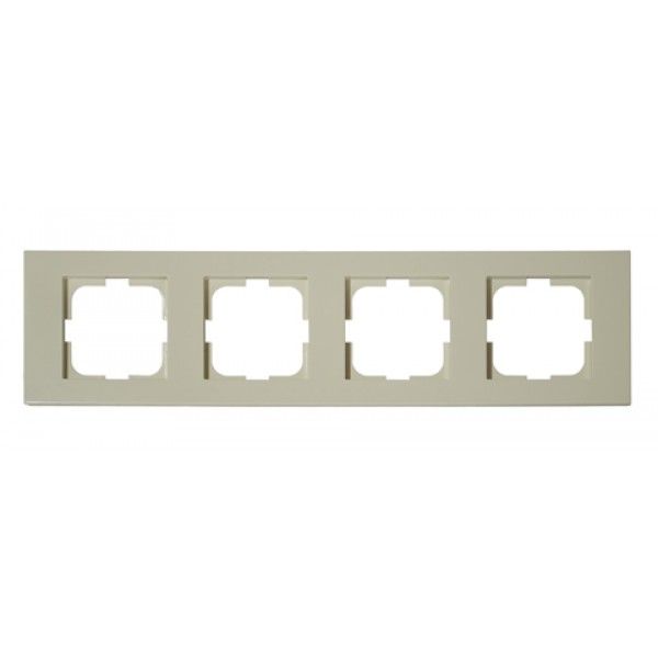Рамка Horoz 4-на кремова OVIVO GRANO