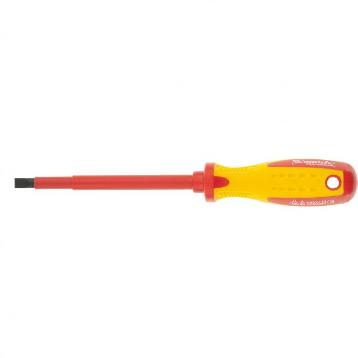 Викрутка діелектрична Matrix SL8 150мм CrMo з 2-х комп. рукояткою Insulated 1000V