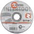 Диск відрізний по металу 125x1.0x22.2 мм INTERTOOL CT-4006