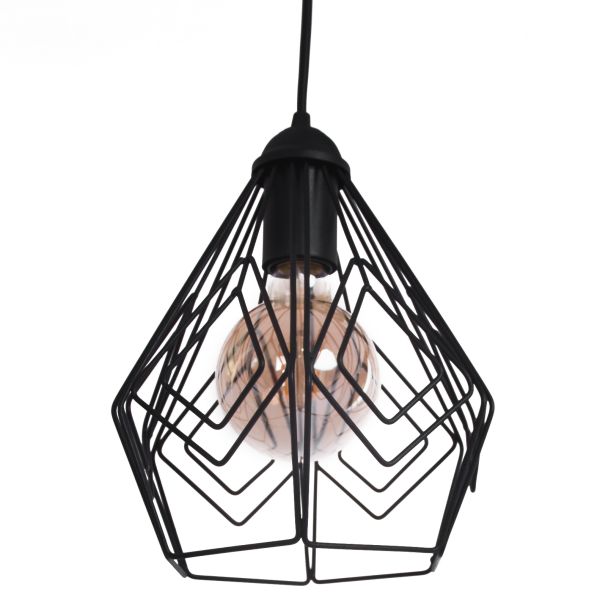 Люстра підвісна Atma Light серії Capella Bevel-L P220 Black