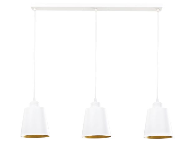 Люстра підвісна Atma Light серії Cassel С130-660-3 WhiteM/Gold