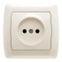 Розетка без заземления внутренняя VIKO Carmen Крем(12)