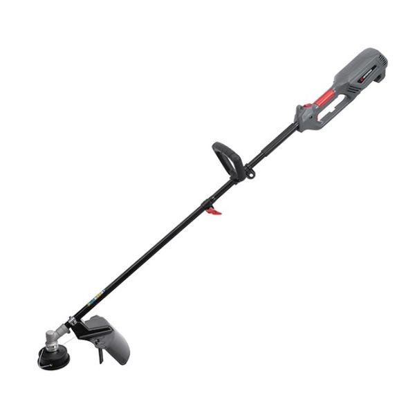 Тример електричний, 1200 Вт, 230 В~50 Гц, 7000 об/хв, плавний пуск, діаметр обертання диска/ліски 255/380 мм, котушка + 3-х зубчастий ніж INTERTOOL DT-2247