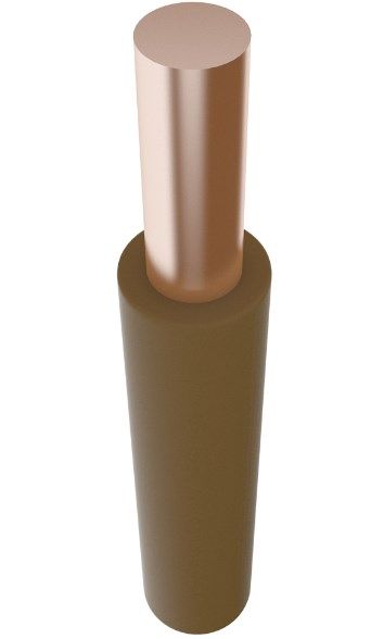 Провід HOROZ CABLE ПВ-1 коричневий 2,5 ГОСТ